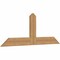 Ekena Millwork Portland Smooth Timber Gable Bracket, Western Red Cedar, 60"W x 22"H x 1 1/2"D x 5 1/2"F, 9/12 Pitch GBW060X22X0206POR00SWR - alternate 3